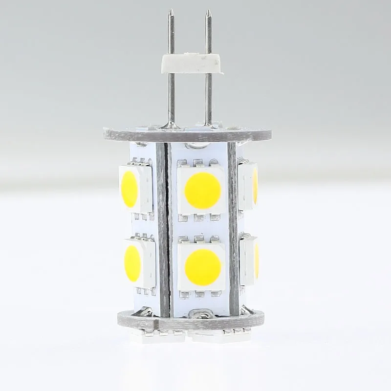 

G4 Lamp 13LED 5050SMD G4 BULB 12V 2.5W White Warm White Dimmable Spot light Indoor Professional Sailing 1pcs/lot