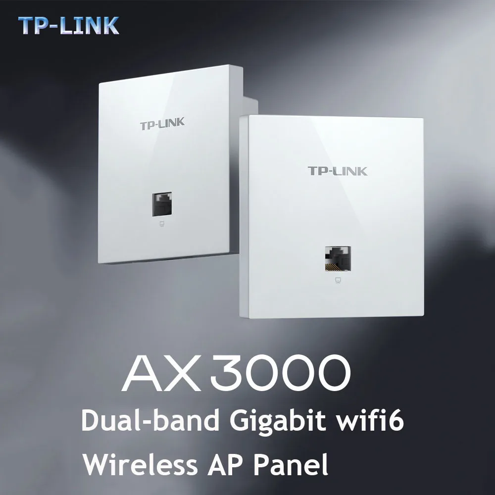 TP-LINK Wifi Router Ax3000 Dual Band 3000Mbps In Muur Ap Wifi6 Project Indoor Ap 802.11ax Toegangspunt 5Ghz Poe Wifi Extender