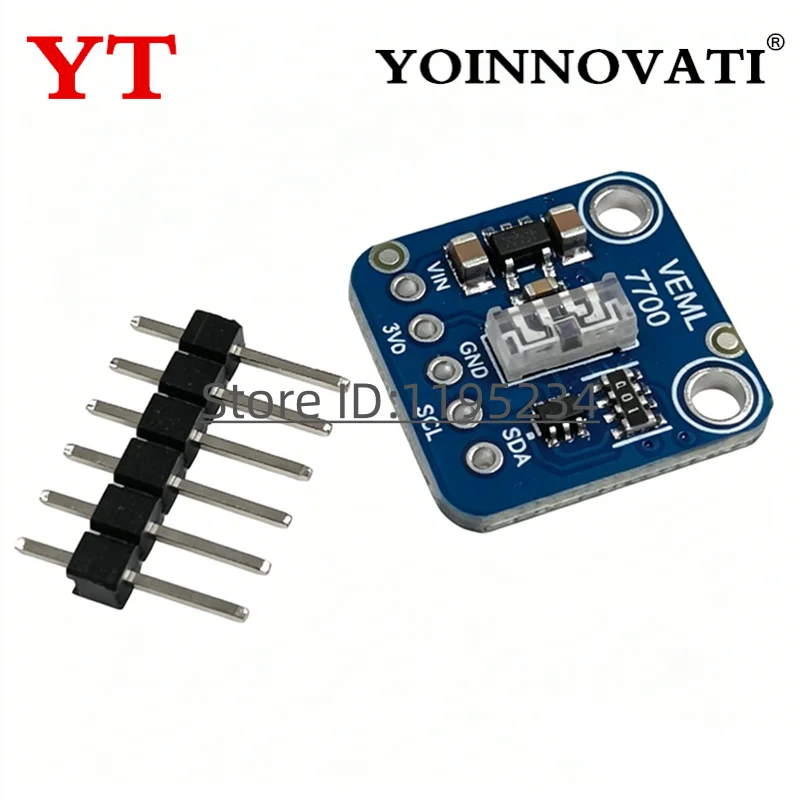 VEML7700 Ambient Light Sensor Module 120k Lux Light Measuring Sensor Board 3.3V 5V I2C IIC Interface