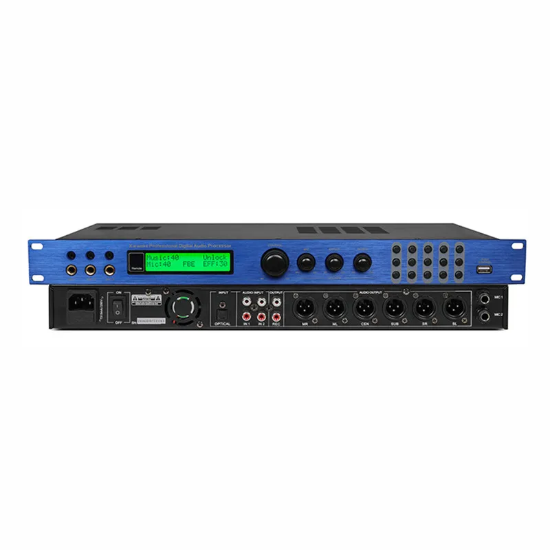 K-7000 New professional audio limiter compressor karaoke professional digital audio processor