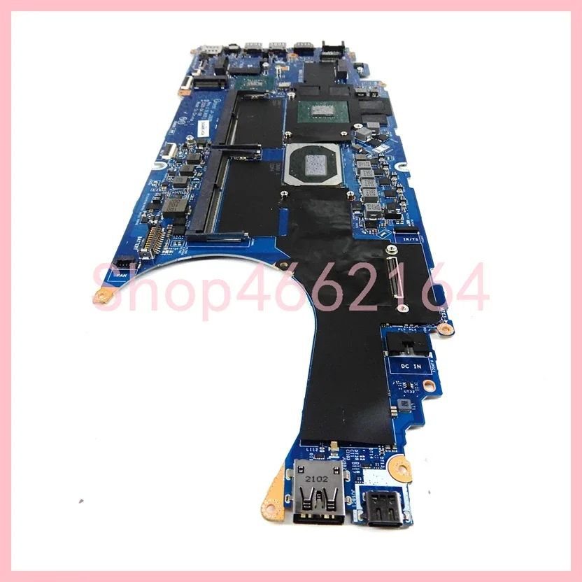 Imagem -05 - Laptop Motherboard para Dell Precision 3551 Notebook Mainboard Testado ok La-j282p com I710850h Cpu Mx150-v2g Gpu