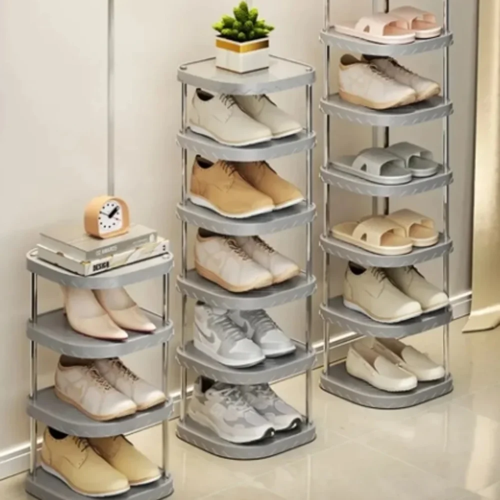 household multi-layer shoe rack rental room dormitory living room Corridor entrance bedroom sports shoes slippers shoe cabinet