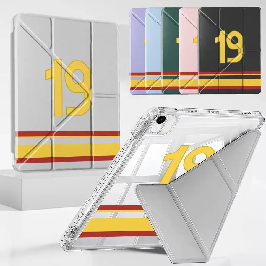 

Tablet Case For iPad Air 4 5 M3 M2 1 2 M4 11inch Mini 6 7 Pro 11th 10th 9th 8th 7th 12.9inch Pro 2025 Y-Fold Holder Cover