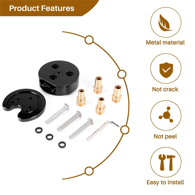 

Fuel Tank Gas Sump Integrated Return Kit For FASS Airdog Cummins Duramax Accessories