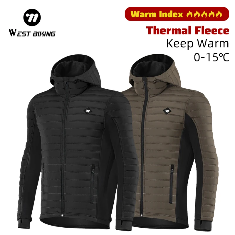 

Мотоциклетная куртка WEST BIKING, осенне-зимняя термозащитная ветровка для велоспорта, ветрозащитная куртка с капюшоном, спортивное пальто на открытом воздухе, оборудование