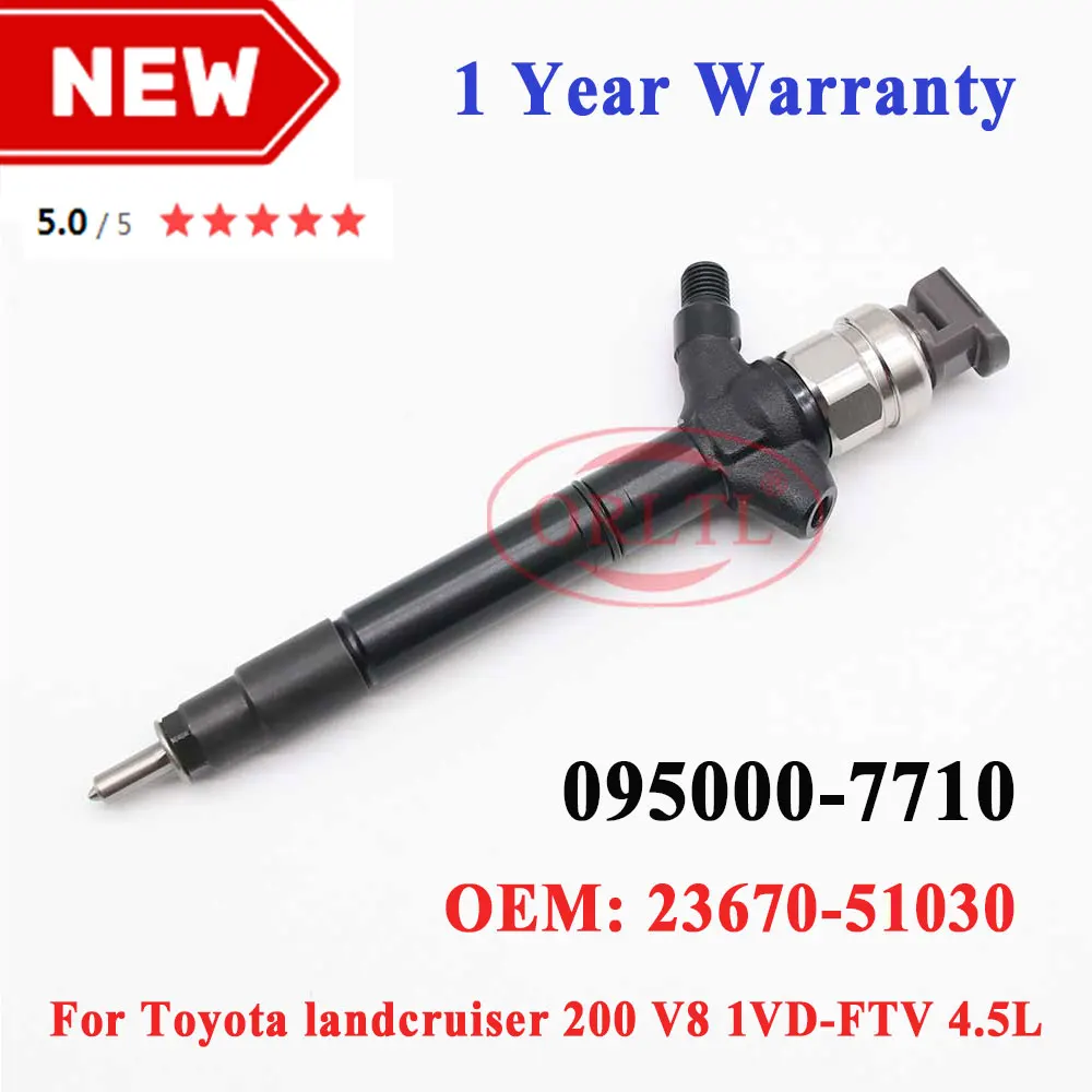 

095000-7710 Diesel Injector Nozzle 0950007710 Fuel Injection Sprayer for Toyota Land Cruiser 200 2367051030 23670-51030