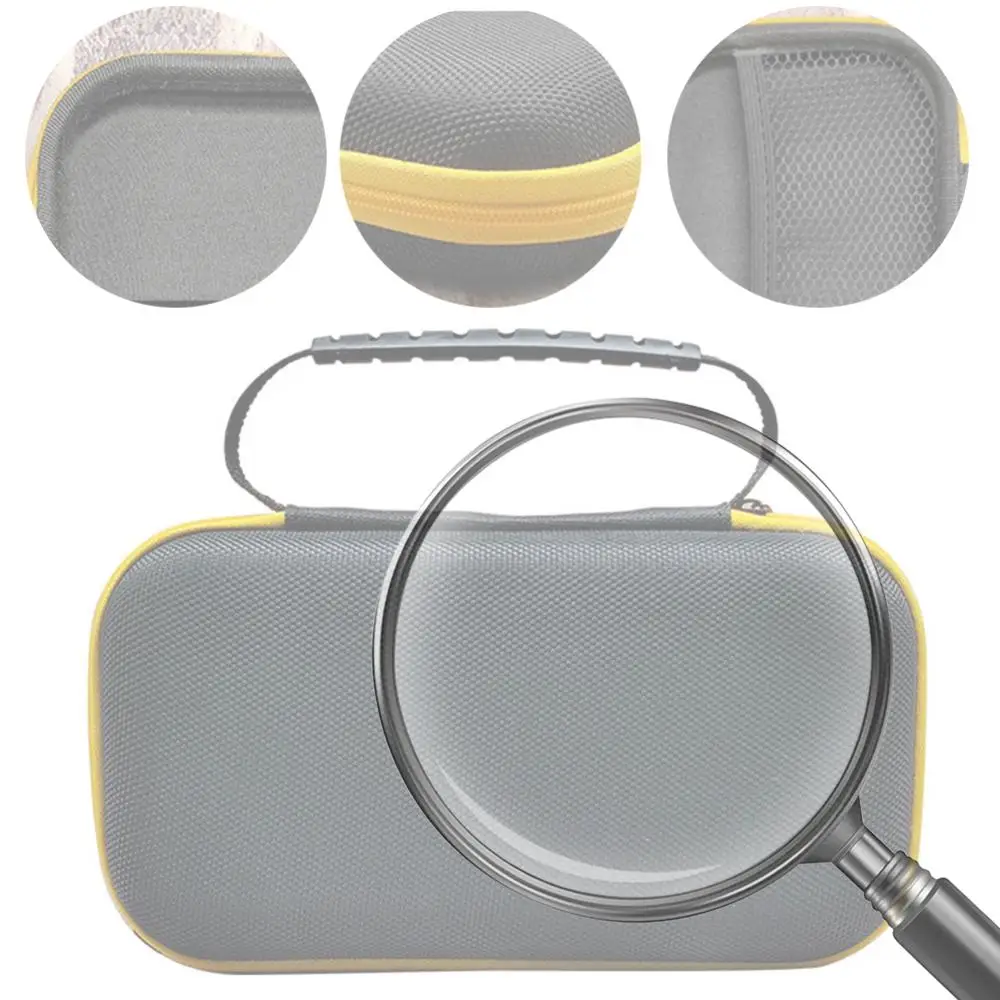 Hard Carrying Case Shockproof Portable Case Bag EVA Anti Scratch with Mesh Pocket for RG ARC-D RG ARC-S Handheld Game Console