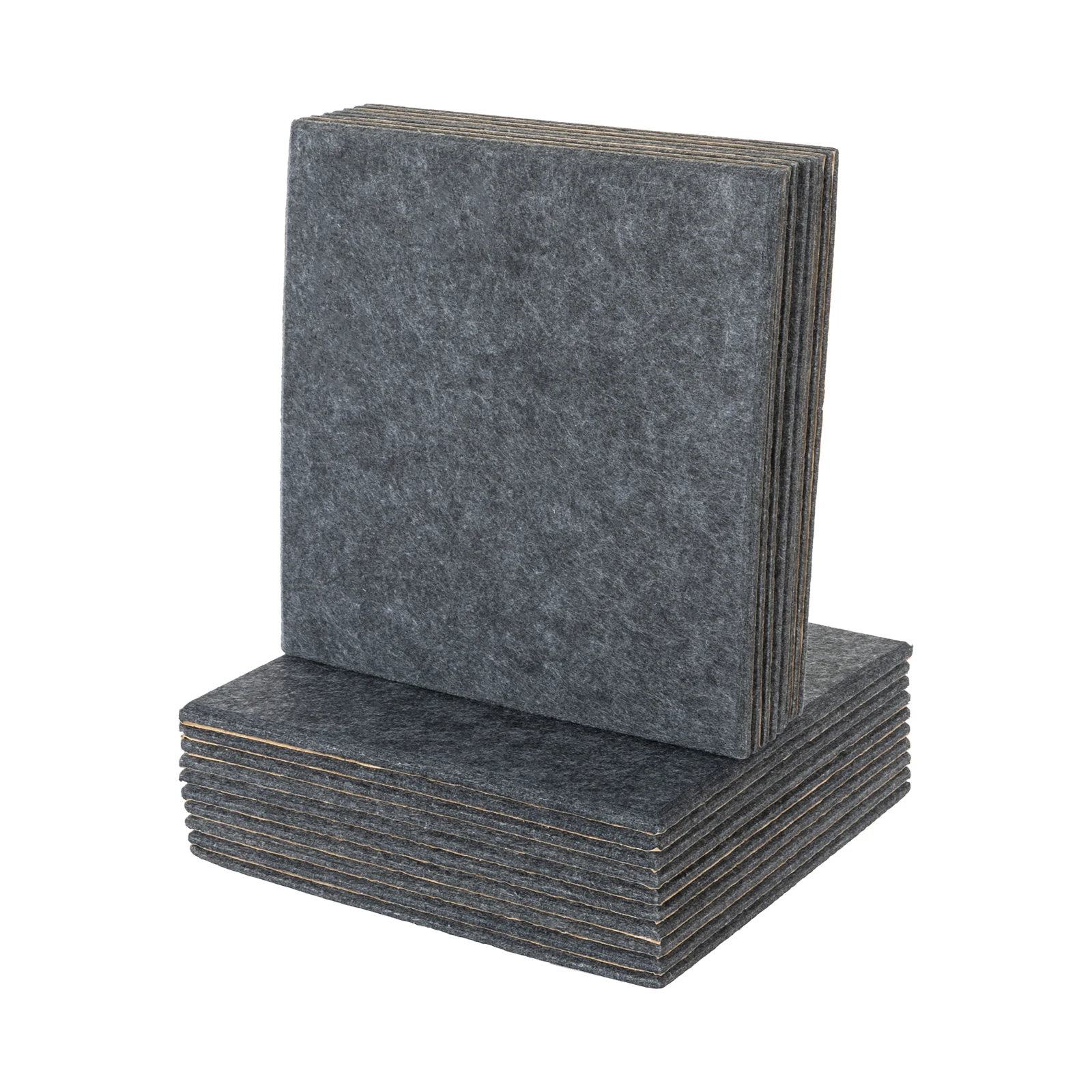 18-teilige Akustikplatten, schalldämmende Wandpaneele, 30 x 30 cm, 9 mm dick, Polyesterfaser, für Zuhause, Büro, Studio, KTV, Kino, Schlafzimmer, Dekoration – Detail 23