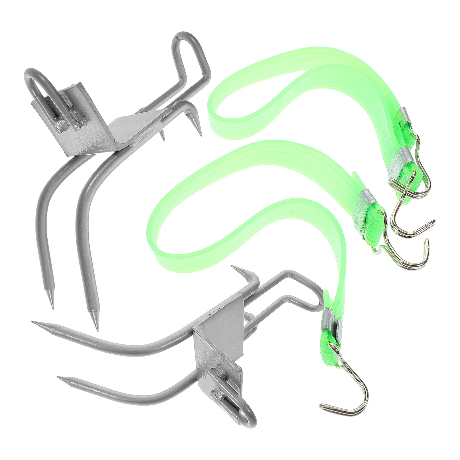 

4Pcs Cat Claw Style Tree Climbing Spikes Anti Slip Foot Harness Lightweight Portable Climber Tool for Outdoor Hunting Rescue