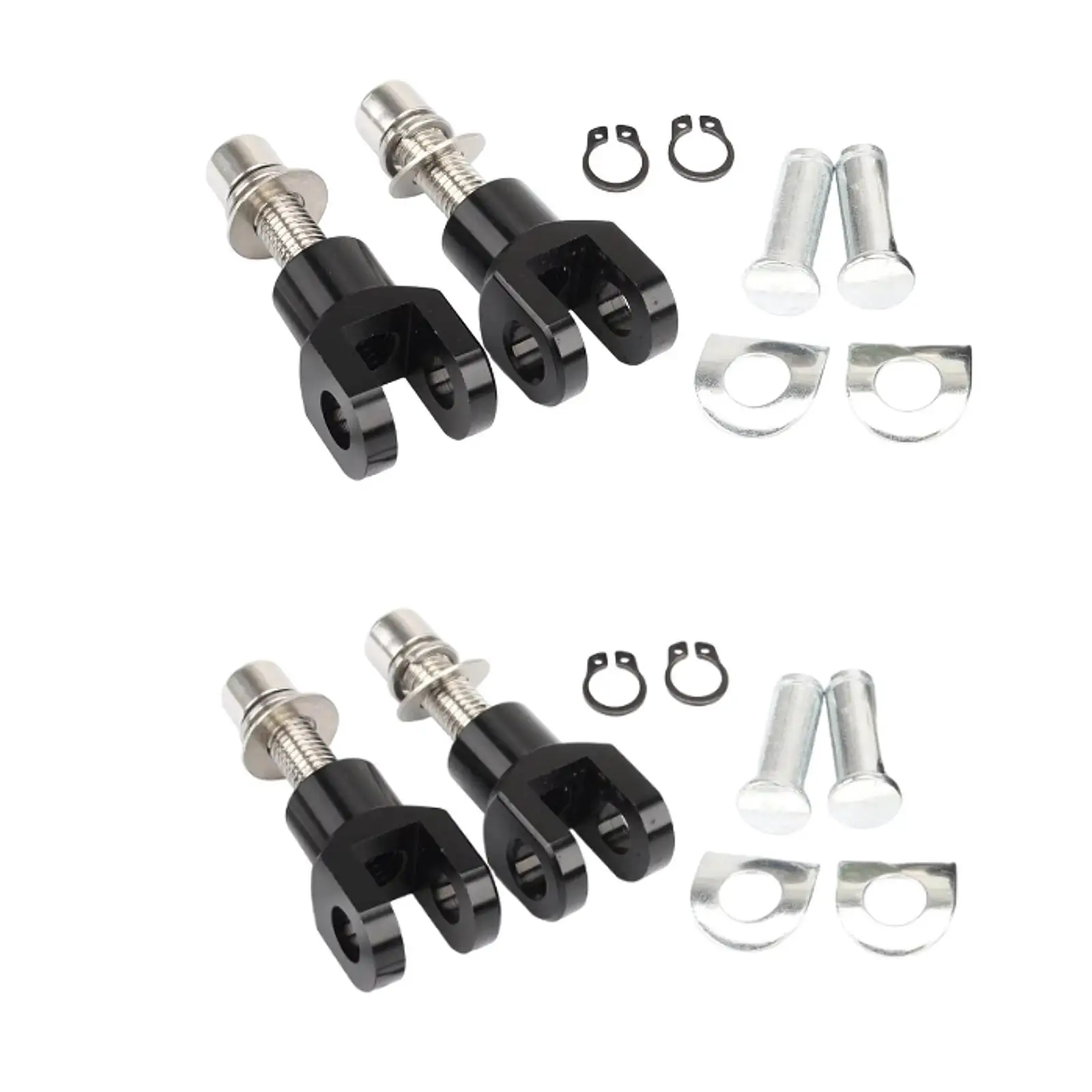 Motorcycle Foot Pegs Mount Supports Footrest Mounting Clevis Hardware Kit