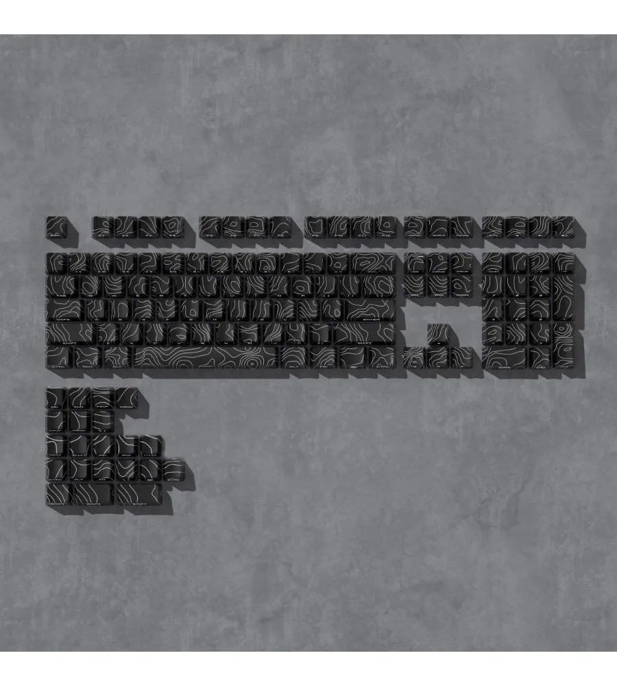 Keycap Original customized keycap 75 98 100 Contour side engraving Transmission PBT five-sided thermal sublimation