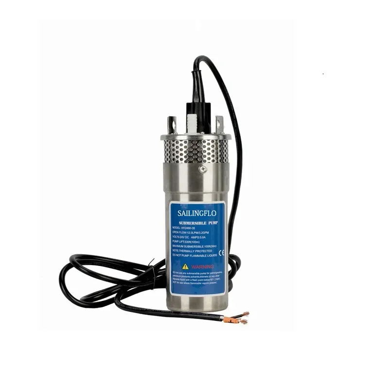 Sumergible solar eléctrico alto de 12v 12LPM para bombas de pozo profundo