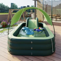 Portable Swimming Pool Inflatable Baby Swimming Pool Outdoor Children Basin Kid Bathtub