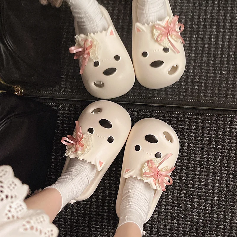 Womens Bowknot Slid… - image