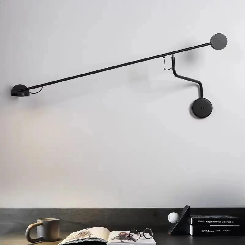 

Креативный промышленный настенный светильник с поворотным механизмом для гостиной, дивана, коридора, регулируемый настенный светильник с изменяемым углом наклона, светодиодный светильник