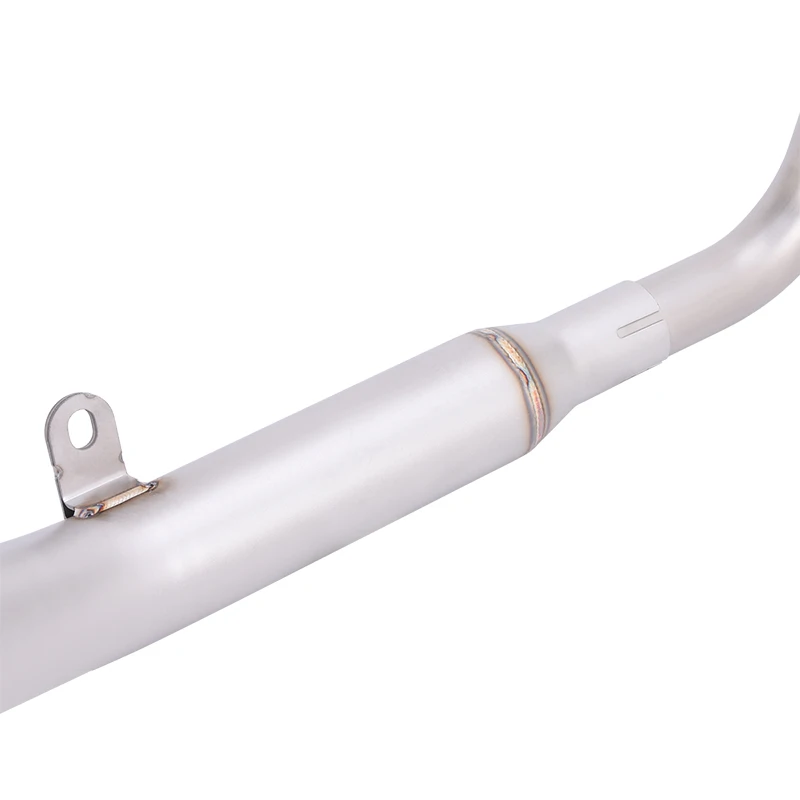 Slip On For Zontes ZT125 U1 G1 GK Z1 Z2 2025 2026 Motorcycle Exhaust System Header Link Pipe Connect 2'' Muffler Stainless Steel