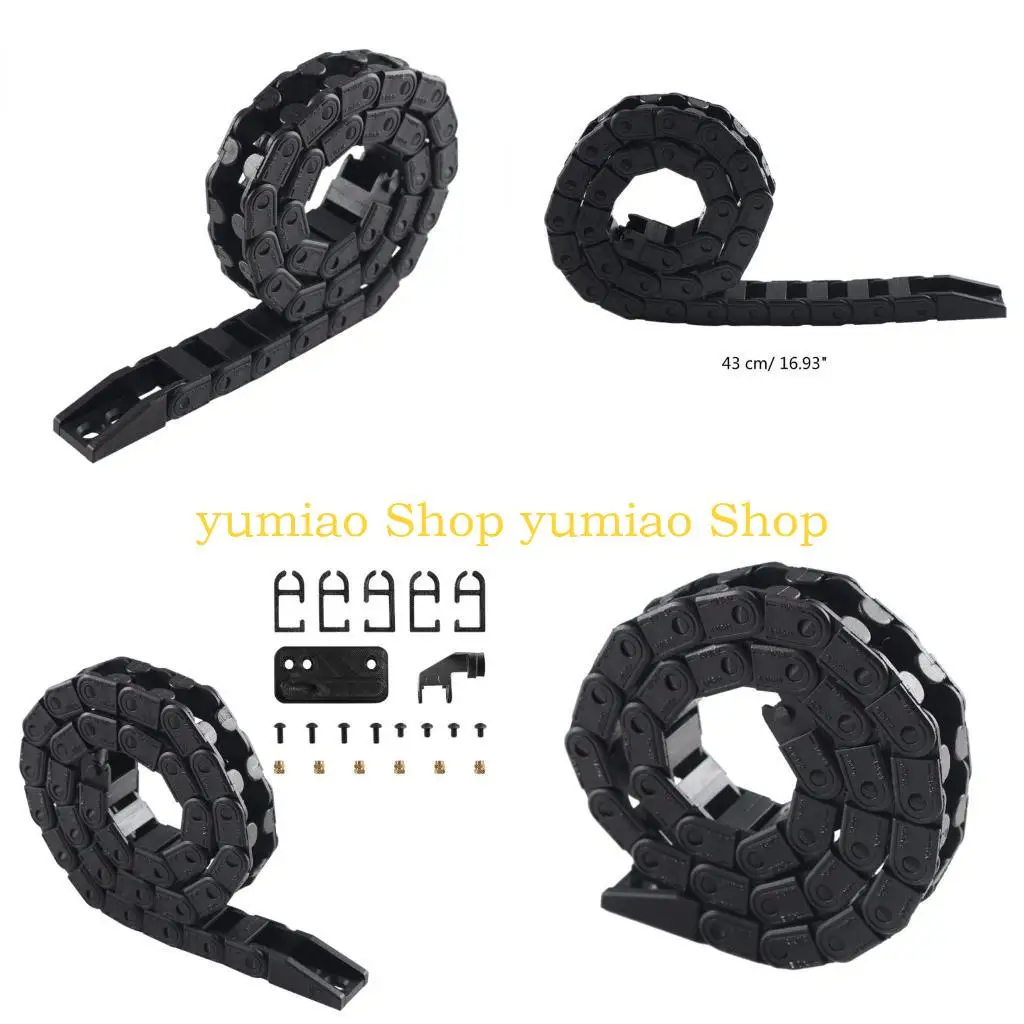 

587B Drag Chain Ultralight Drag Cable Chain Assembly Openning Type Wire Chains