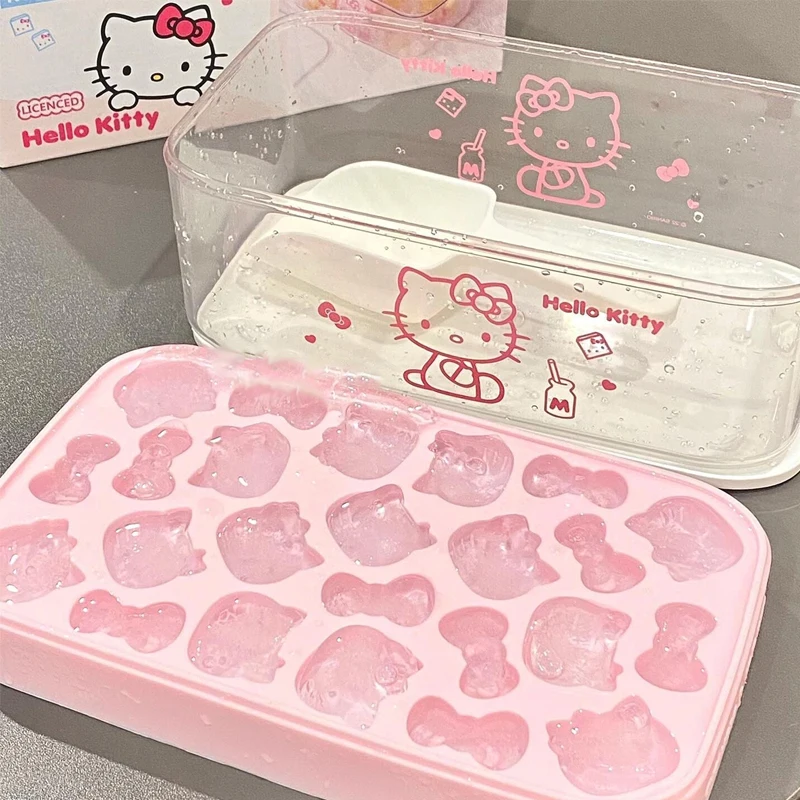 

MINISO Розовый силиконовый пресс для льда Hello Kitty