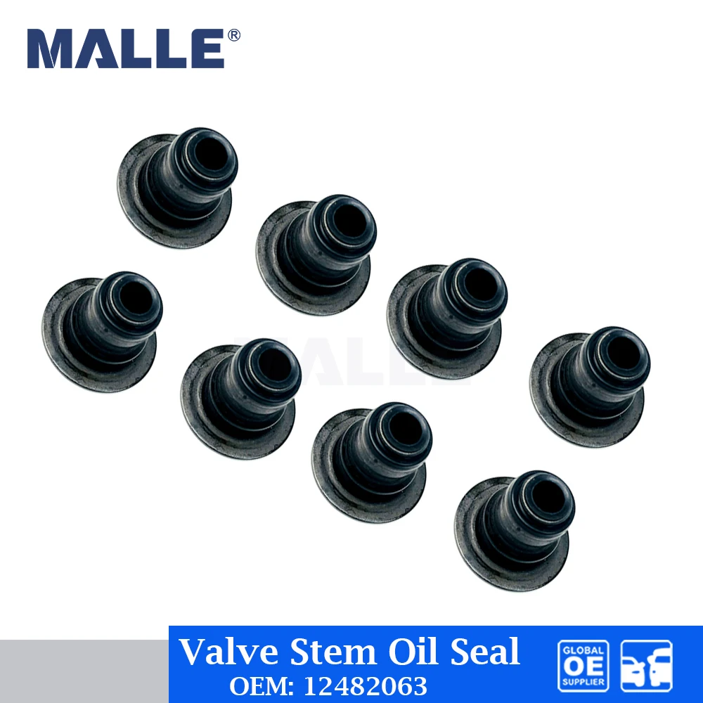 

8PCS Engine Intake Valve Stem Oil Seal Kit For GM Buick Lucerne Chevrolet Camaro Corvette Cadillac CTS Car Accessories 12482063