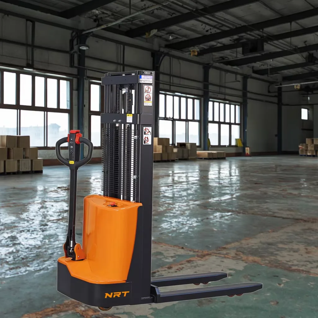 

Good Choice Smooth Driving Walkie Truck Electric 1.5Ton Lift Battery Power Pallet Stacker