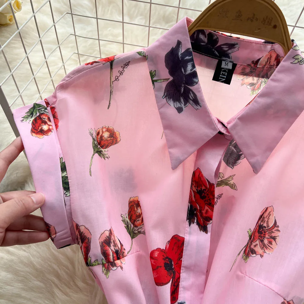 Chic vintage con stampa polo Elegante fata moda coreana Boho Prendisole abbigliamento donna Abito lungo