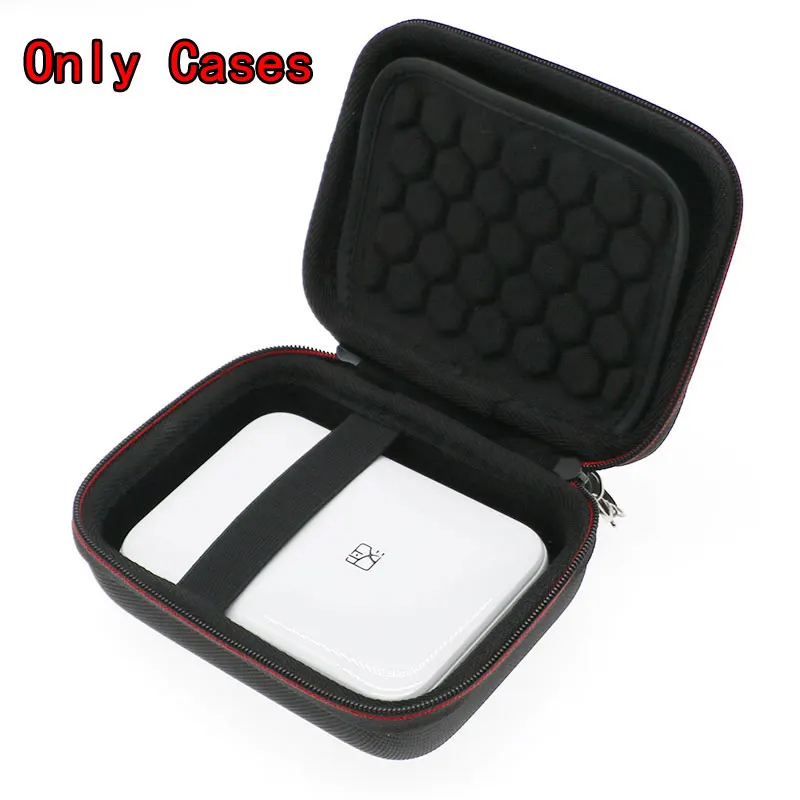 Ivbx mais novo casos de armazenamento rígido viagem portátil proteger sacos para hprt mt53 mini impressora fotográfica sem fio portátil bolso impressora