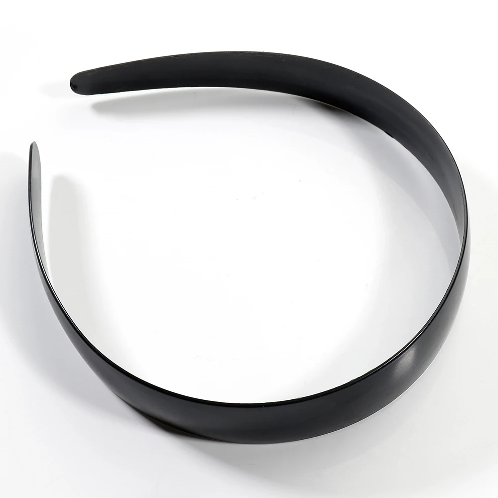 5pcs/lot Black Plastic Headbands Base 1.5-4 cm Width Soft ABS Material Head Hoops Blank Headbands Bezel for DIY Jewelry Making