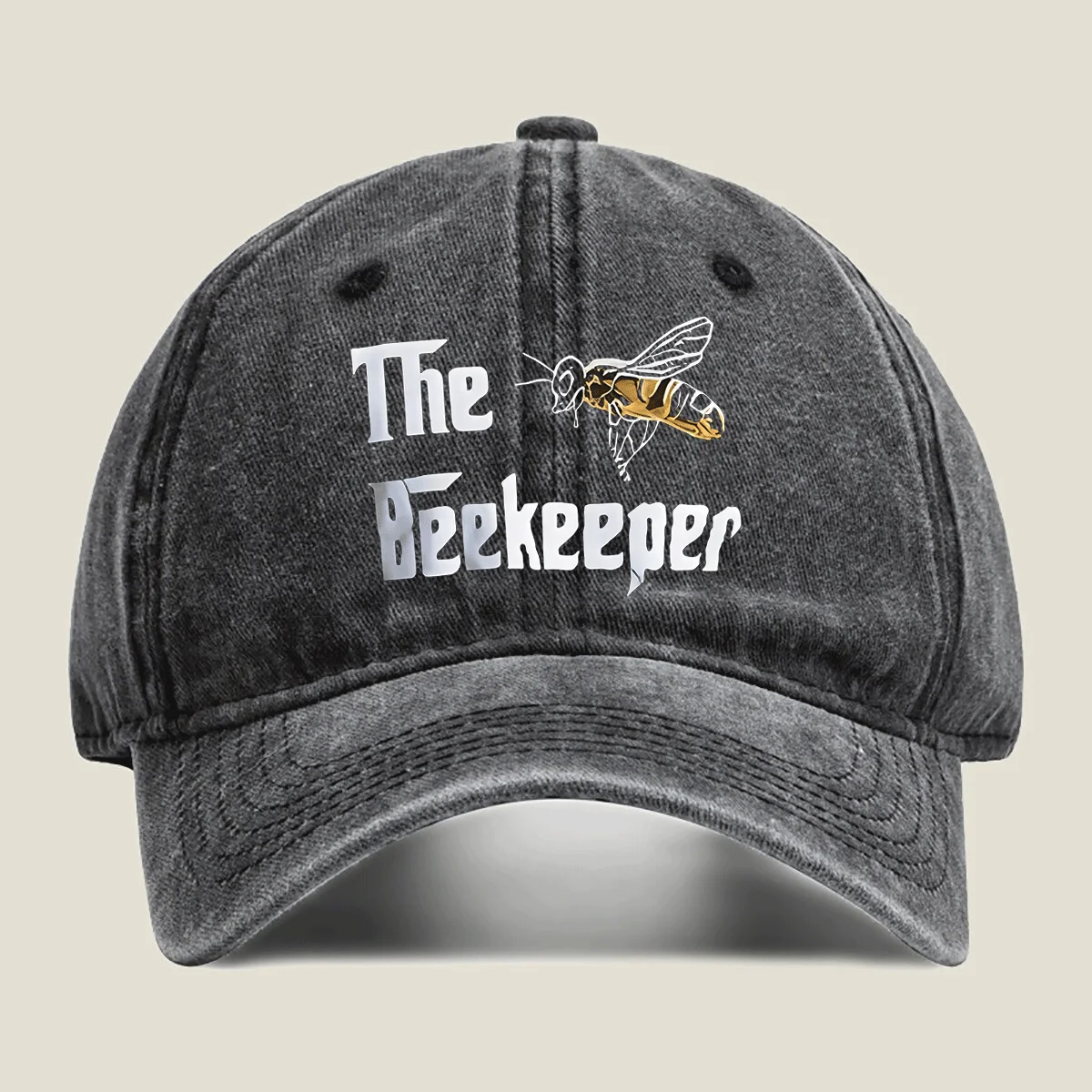 The-Beekeeper-Bee-Print-Vintage-Washed-Denim-Baseball-Cap-Unisex-Adjustable-Outdoor-Casual-Hat-for-Beekeepers