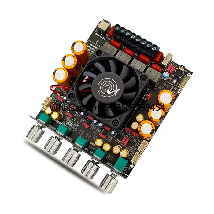 

AS21P 2.1 Channel Bluetooth Class D Amplifier Board, 300W+300W Stereo + 600W Subwoofer, TPA3255