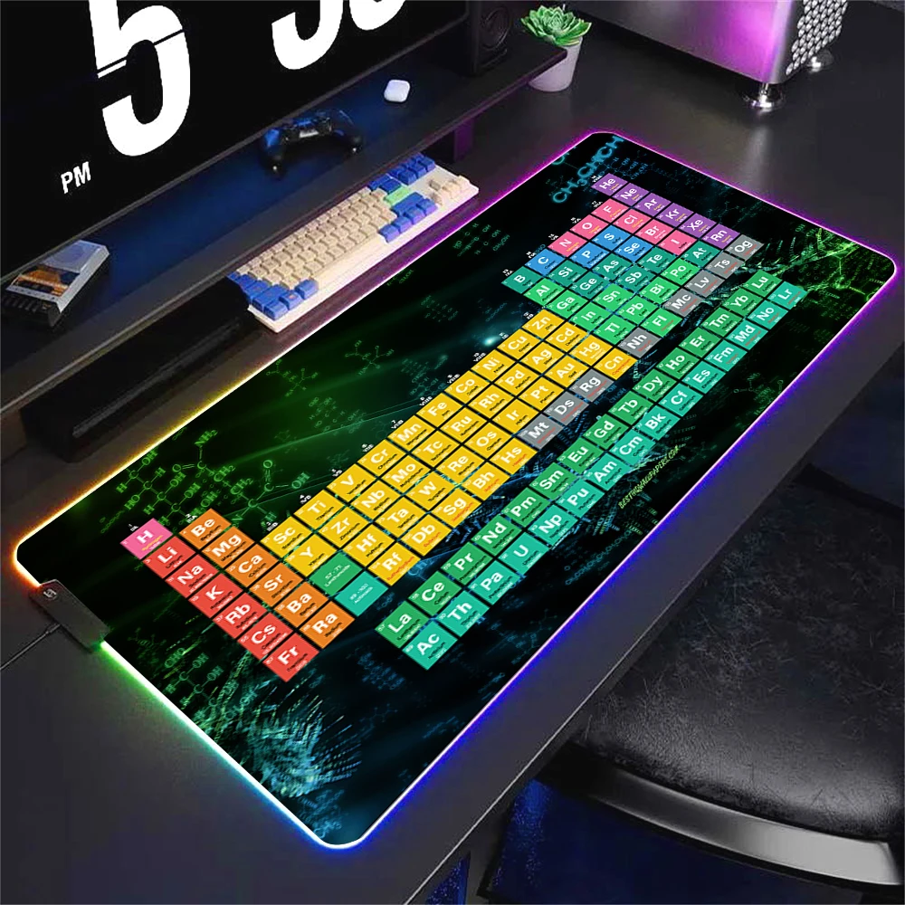 

RGB коврик для мыши, большой игровой коврик для мыши со светодиодной подсветкой