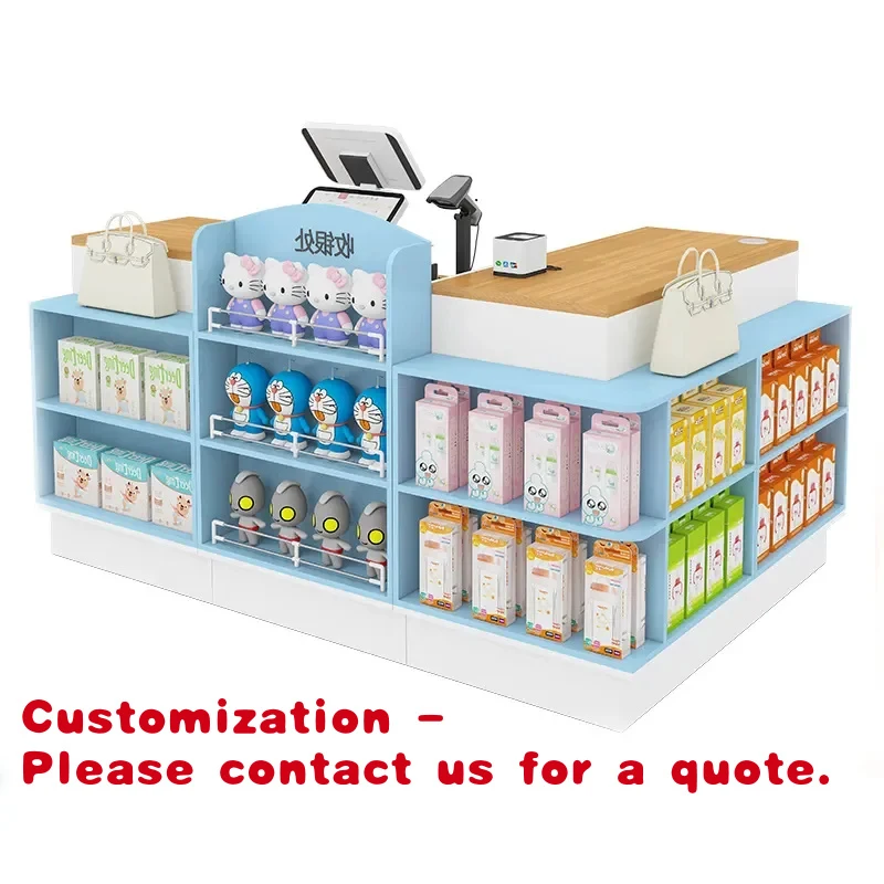 Customize.Retail Shop Counter Design Cashier Counter Convenience Store Checkout Counter