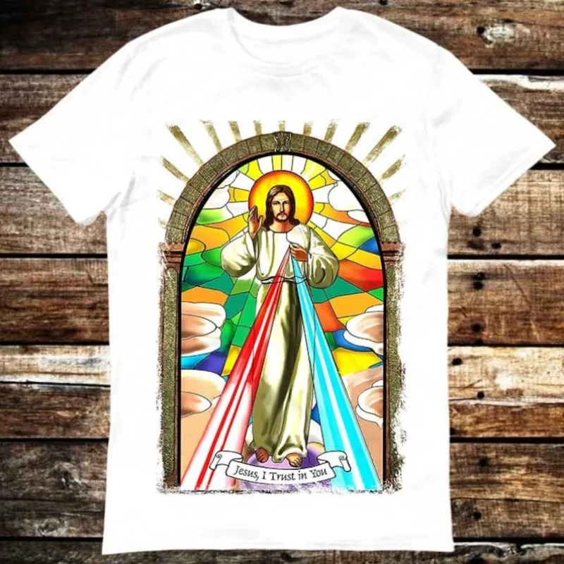 

Иисус Поверь в тобу Хлопок Пристрасть Христа Мем Подарок Забавный винтажный стиль Рождество Эстетика Унисекс Геймер Культовый фильм Музыка