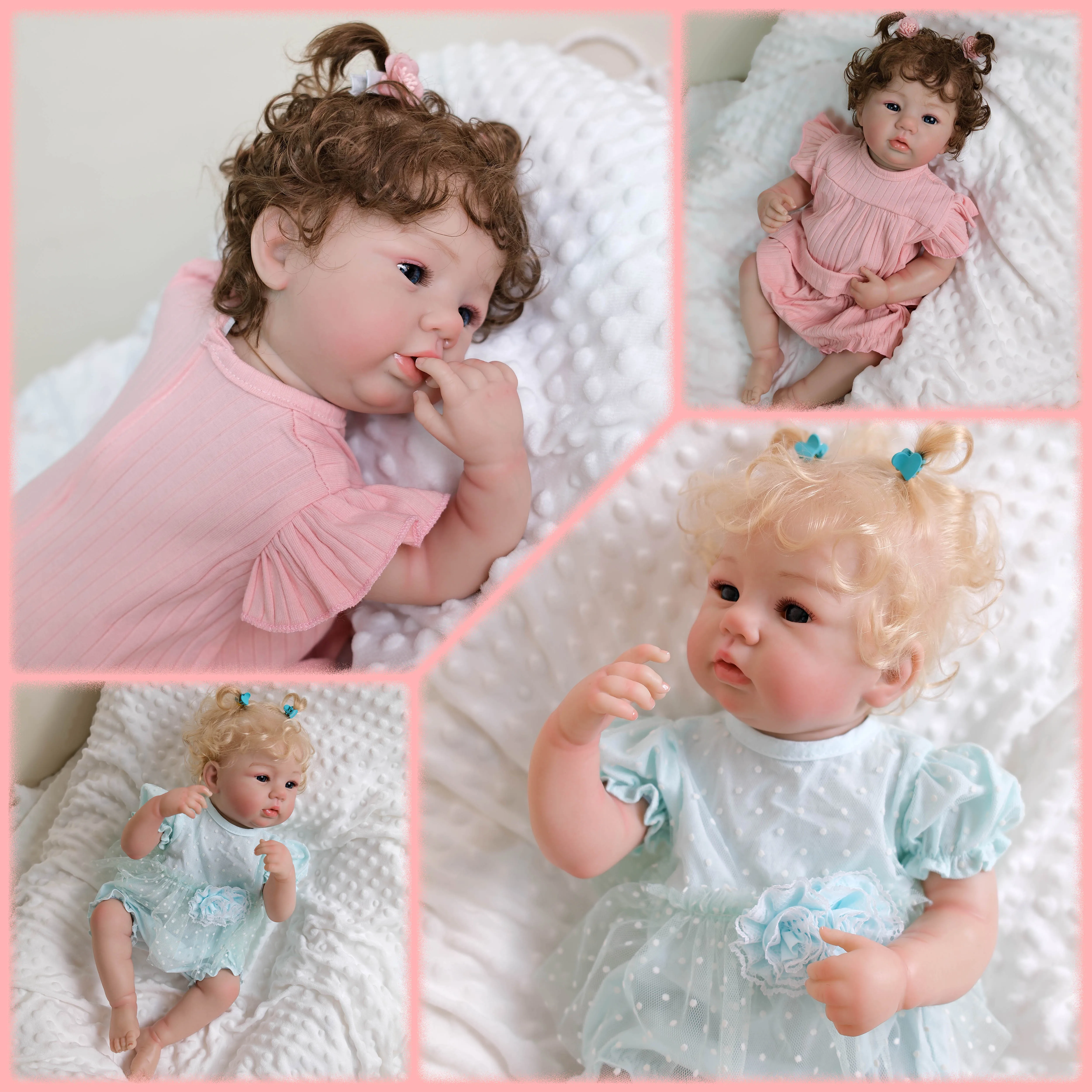 

Мягкая полностью виниловая кукла Реборн для девочек, 19 дюймов, высокое качество, реалистичная многослойная живопись, 3D кожа, коллекционные подарки