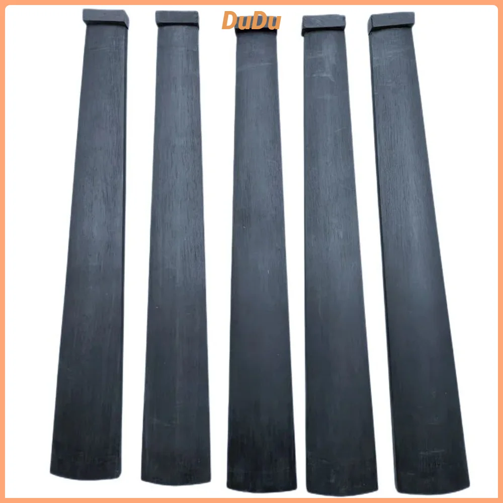5pcs High Quality Violin Fingerboard Fretboard With Nut Ebony Wood 4/4 3/4 1/2