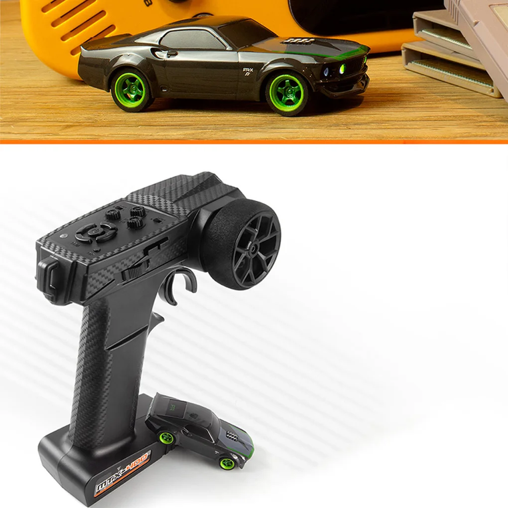 HOT HPI Nano TTR Mini Simulazione Ford Mustang 1/64 RC Auto Elettrica LED 160980 Auto Telecomandate RTR per Giocattoli Per Adulti