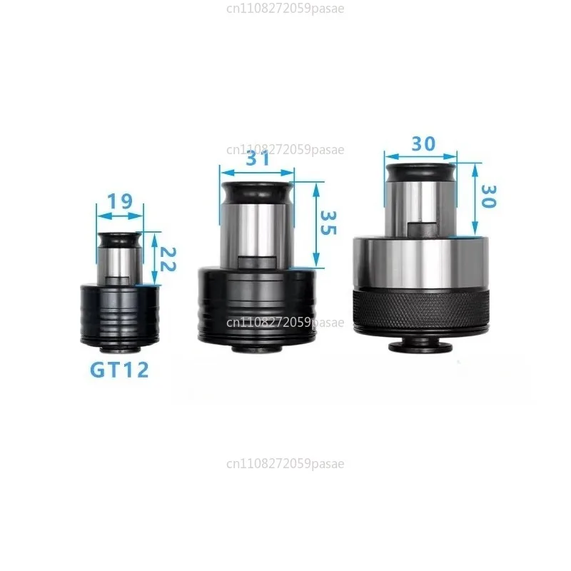 For 9PCS Set GT12 Imperial Tapping Collets Taps Chucks with Overload Protection