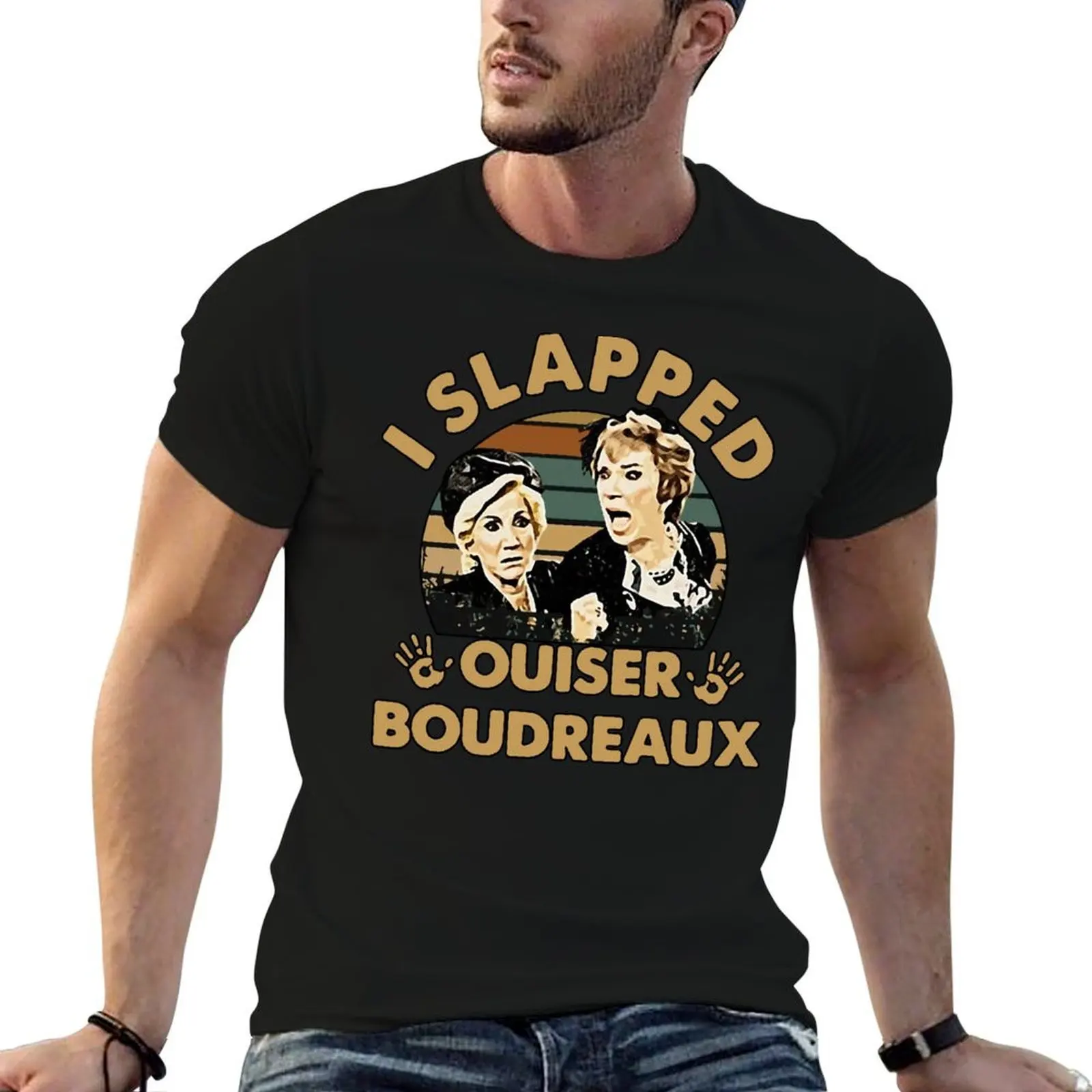 Винтажная футболка Steel Magnolias I Slapped Ouiser Boudreaux с оригинальным графическим принтом