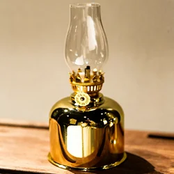 Retro Metal Kerosenes Oil Lantern for Outdoor Camping - Small Horse Cozy Atmosphere Tent for Camping, Hiking Outdoor Adventures