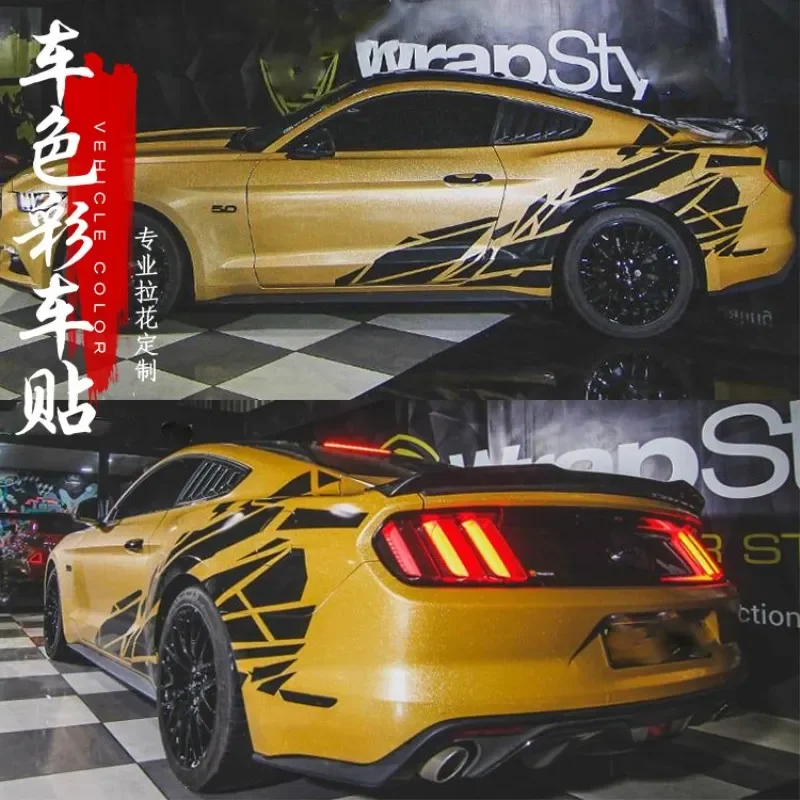 

Стайлинг автомобиля индивидуальная модификация спортивная наклейка для Ford Mustang авто декор кузова виниловые наклейки аксессуары