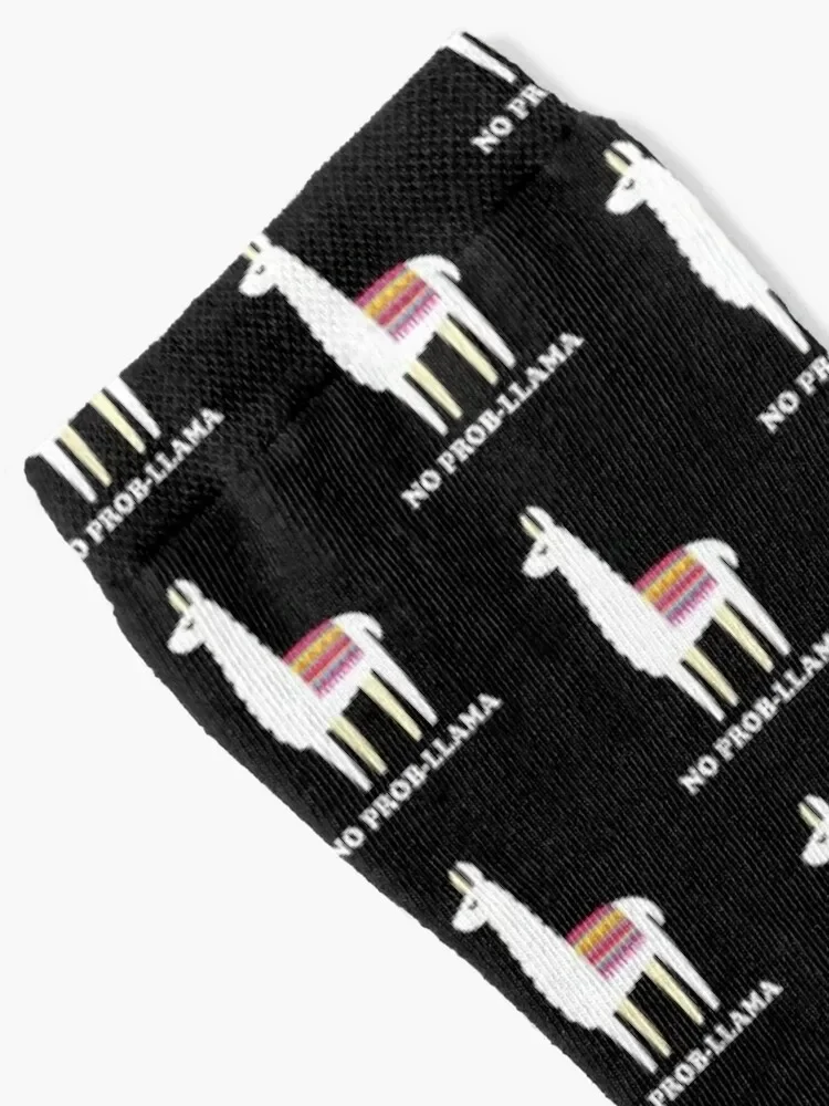 No Prob-Llama Socks Antiskid soccer sheer Boy Socks Women's