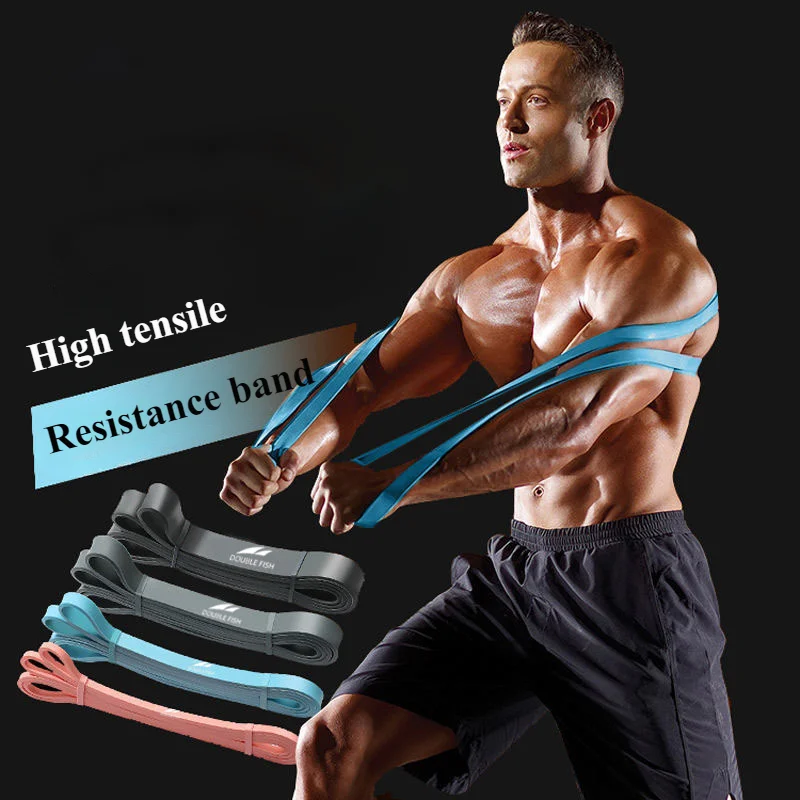 Fitness Elastic Band Men's Resistance Band Yoga Belts Pull-up Auxiliary Tension Band for Chest Exercise Training Elastic Rope