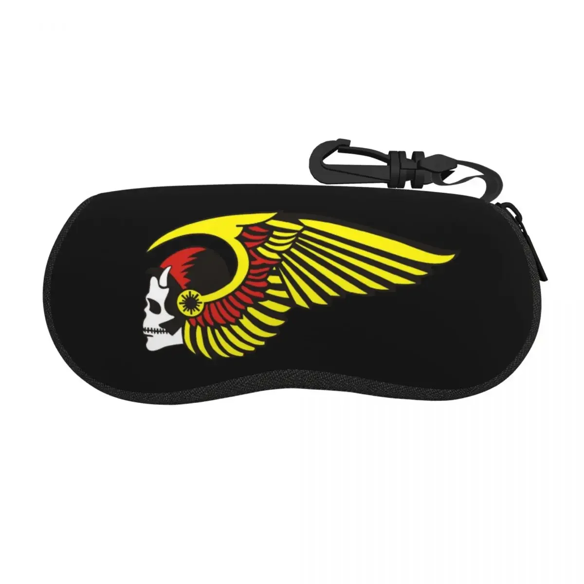 Brotherhood Motorcycle Club Race Glasses Case New Zipper  Hellsangels Glasses Box Charming Eyewear Container