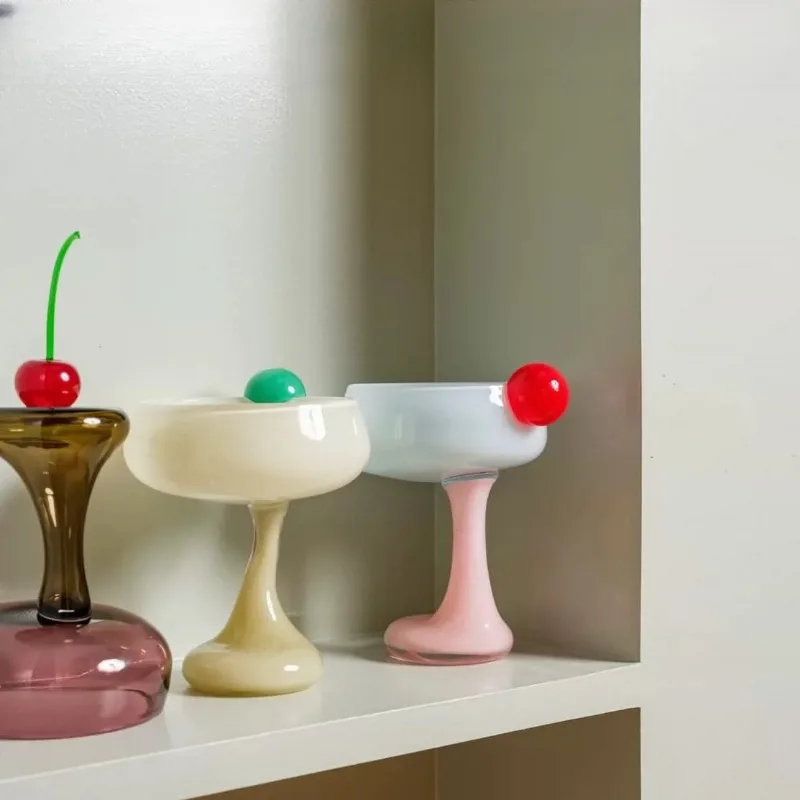 

Candy Cup Colored Water Cup Cocktail Cup Handmade Glass Gift