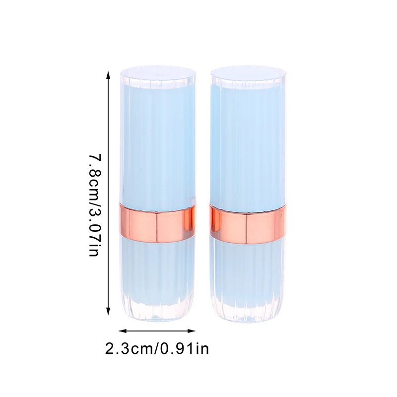 หลอดลิปกลอสเปล่า 1 ชิ้น 3.6 กรัม สำหรับทำเอง ภาชนะลิปสติกแบบน้ำพลาสติกสวยงาม ทรงกลม สำหรับใส่ลิปกลอส ตัวอย่างเครื่องสำอาง ขวดรีฟิลได้