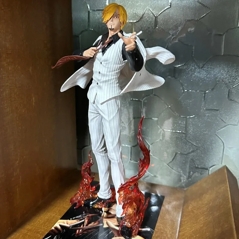 One Piece Sanji Straw Hat Group Resonance Gk Anime Figure Statue Doll Pvc Action Figurine Desktop Collection Ornament Model Toys