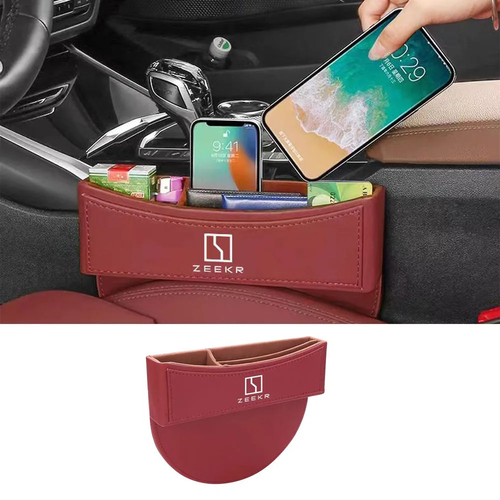 

Подходит для ZEEKR 9X 2025 2026, ящик для хранения сидений, автомобильное хранилище, хорошие предметы, украшение интерьера автомобиля