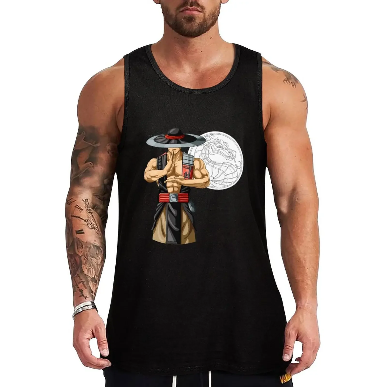 

New Kung Lao Shaolin Monk Tank Top singlet for men gym clothes man fitness mens designer clothes best selling products