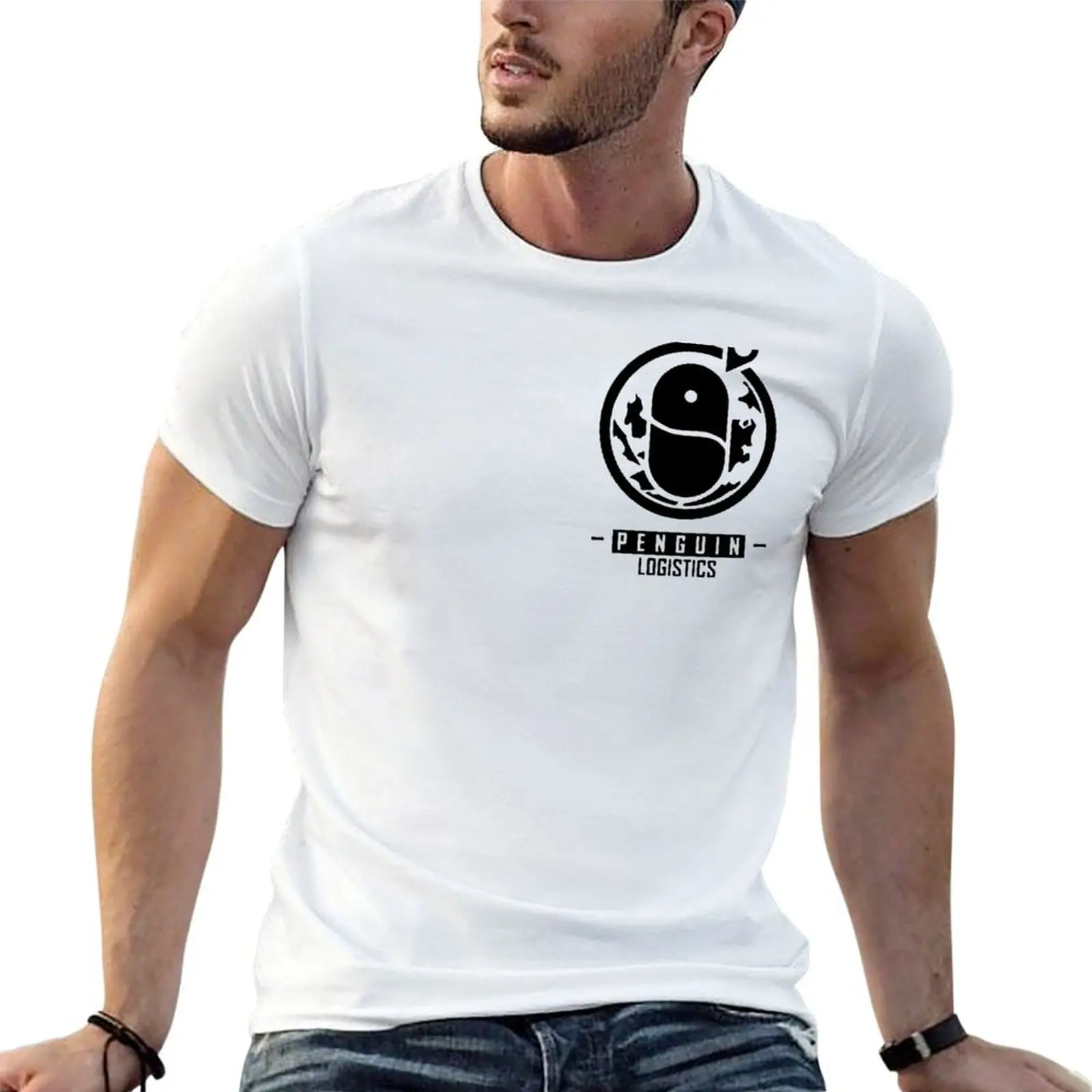 

Arknights - Penguin Logistics Logo (black - small) T-Shirt anime t shirts oversize t shirts designer T-Shirt