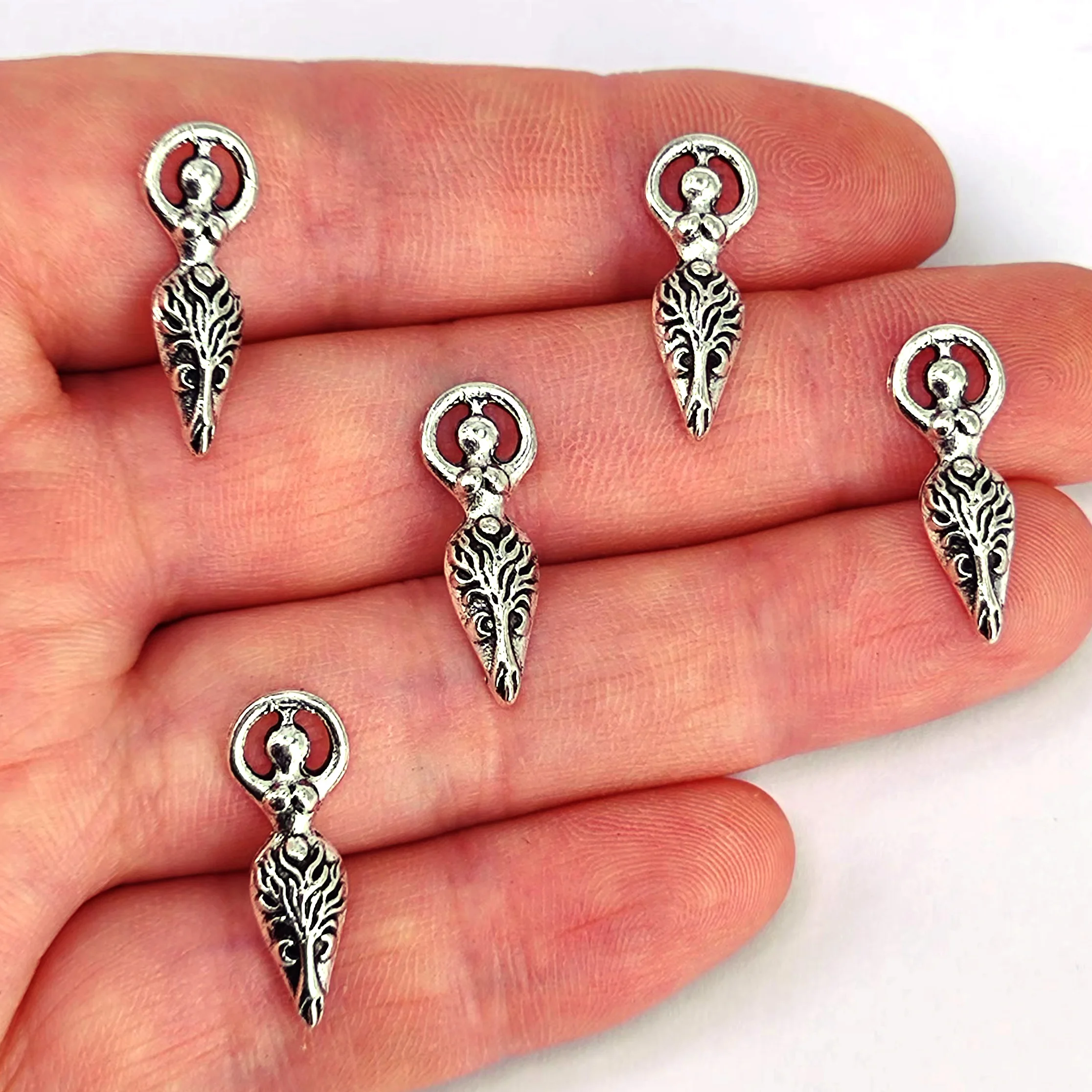 5pcs Cute Yoga Fertility Goddess pendant charm Lover making jewelry findings for DIY earring necklace