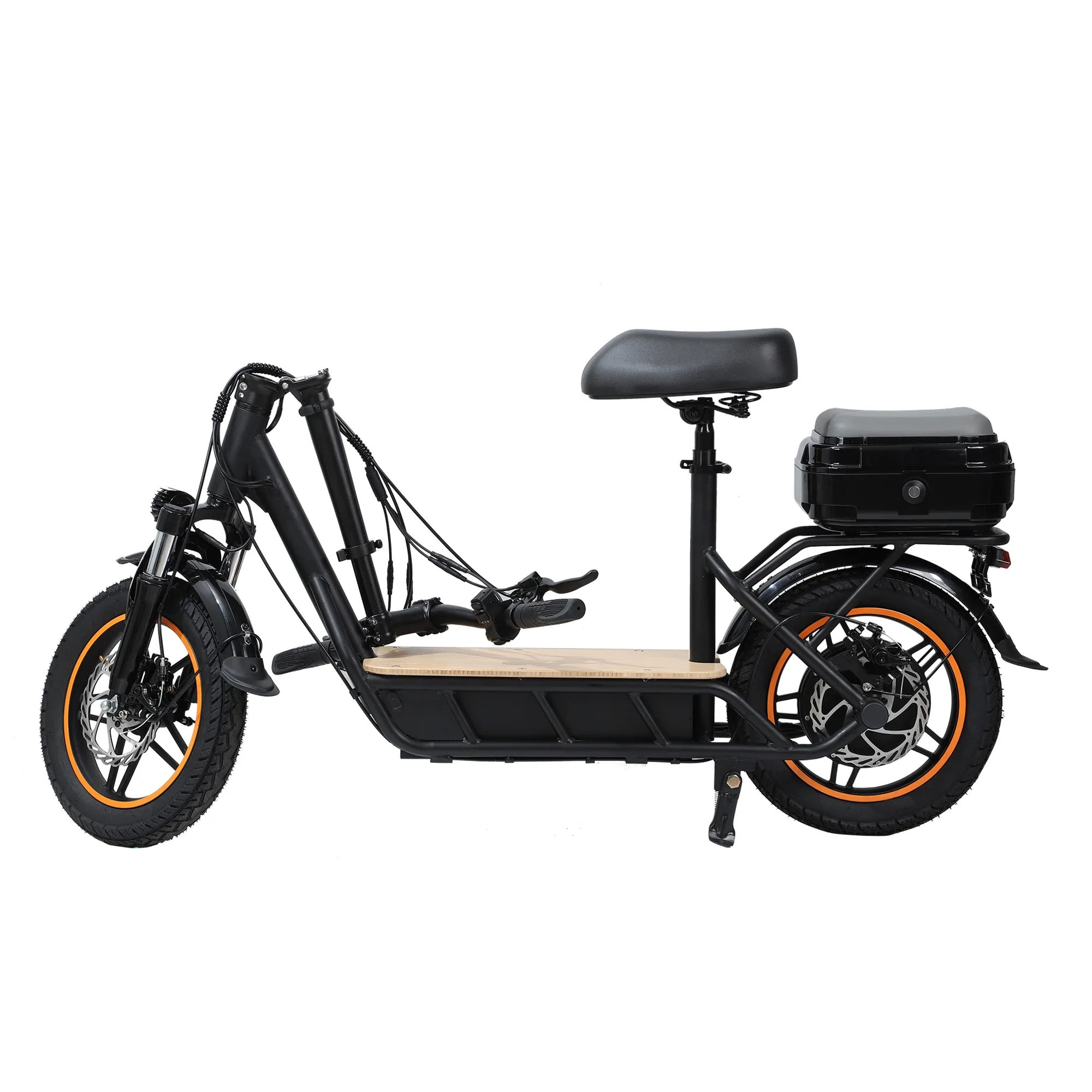 Urban Electric scooter 500W motor 13AH battery 14inch fat tire adult Electric scooter 45KM/H off-road Electric scooter with seat